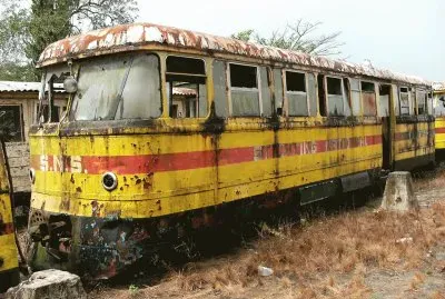Abandoned rail car