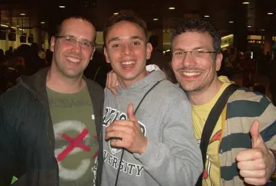 Albert, Marc Canals y Jordi Serrano