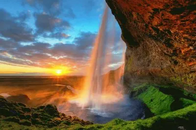 Seljalandsfoss Waterfall-Iceland