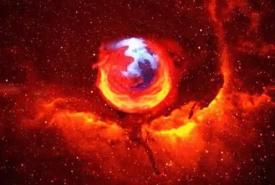 firefox in space