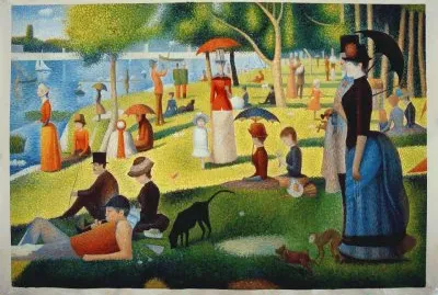 Autor: Georges-Pierre Seurat  Data: 1884 â€“ 1886