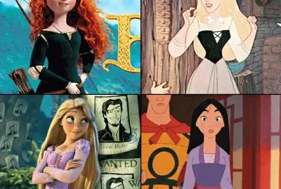Merida Aurora Rapunzel Mulan jigsaw puzzle
