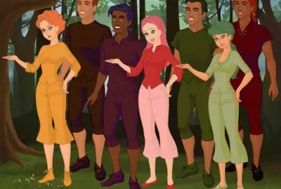 The Gang Of 7, as humans.