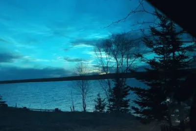 Sunset with the blues...