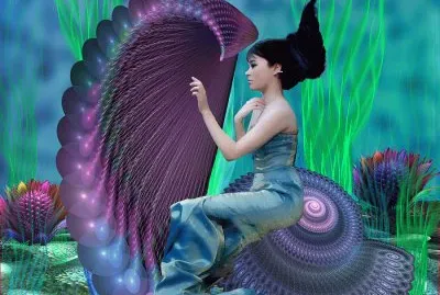 The Mermaid and Her Harp
