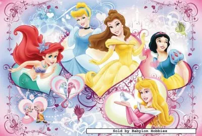 פאזל של Ariel Cinderella Belle Aurora SnowWhite