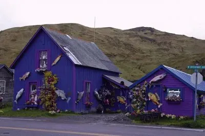 Purple Mountain House-Dutch Harbor, Alaska jigsaw puzzle