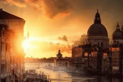 Amanecer en Venecia