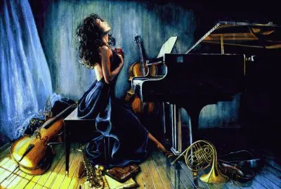Passion for Music-Painting jigsaw puzzle