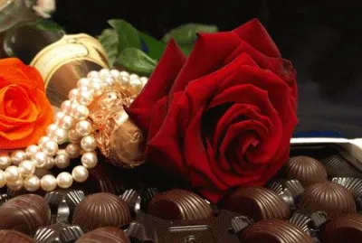 פאזל של Romantic Chocolate, Pearls and Roses