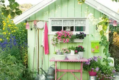 Vintage Styled Garden Shed