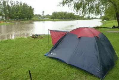 acampando