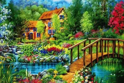 Cottage jigsaw puzzle