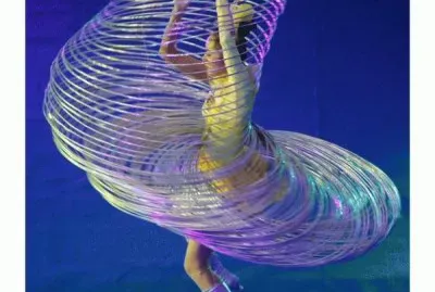 Dancer in Giant Slinky
