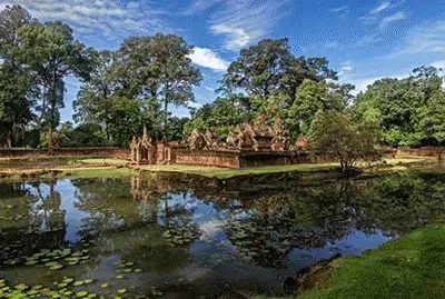 The Temple of Banteay Srei, Cambodia