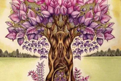 Purple Tree jigsaw puzzle