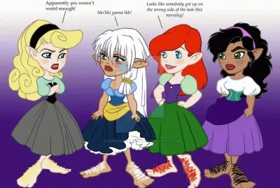 פאזל של Aurora Kida Ariel Esmeralda