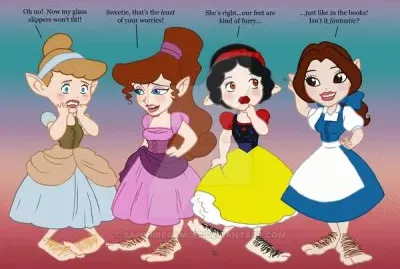 פאזל של Cinderella Megara SnowWhite Belle