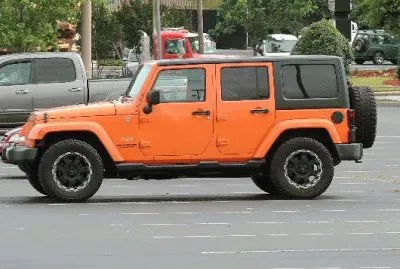 Orange Jeep