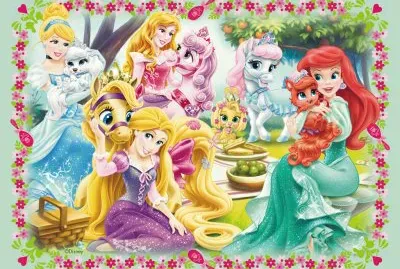 פאזל של Cinderella Aurora Rapunzel Ariel