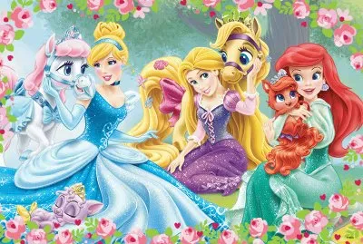 פאזל של Cinderella Rapunzel Ariel