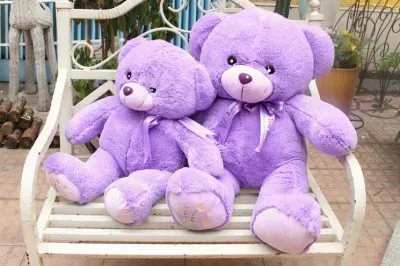 פאזל של Cute Purple Teddy Bears