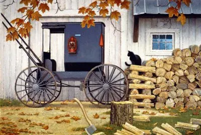 Amish Autumn jigsaw puzzle