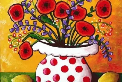 Colorful Flower Vases