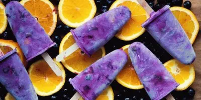 פאזל של Blueberry Popsicles and Orange Slices