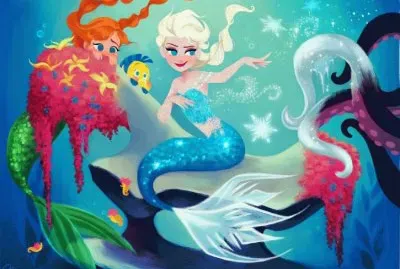 פאזל של frozen