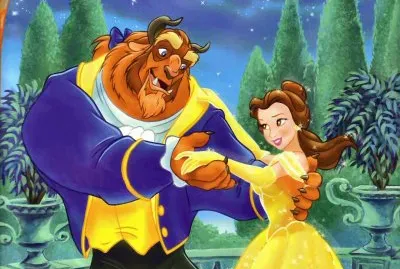 פאזל של la bella y la bestia