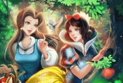 Belle SnowWhite jigsaw puzzle