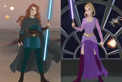 StarWars Merida Rapunzel