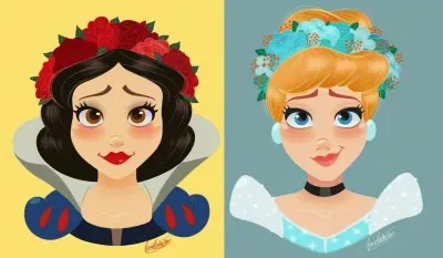 SnowWhite Cinderella jigsaw puzzle