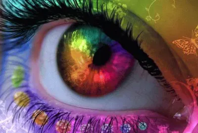 פאזל של Colored Eye