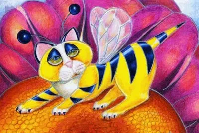 Art Cat jigsaw puzzle