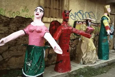 Mojigangas - Barrio Santiago, Uruapan. Mich