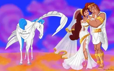 פאזל של megara y hercules