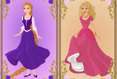 Rapunzel Cinderella jigsaw puzzle