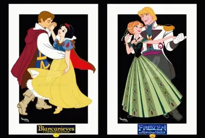 Prince SnowWhite Anna Kristoff jigsaw puzzle
