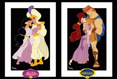 Jasmine Aladdin Megara Hercules jigsaw puzzle