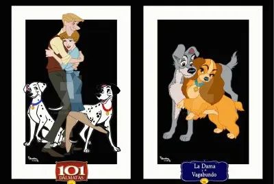 Perdita Pongo Roger Anita Tramp Lady jigsaw puzzle