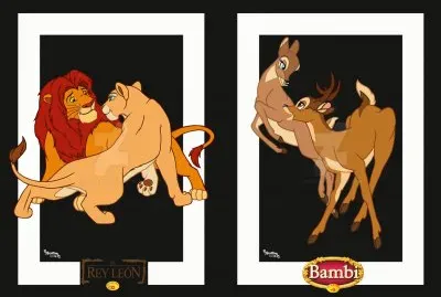 Simba Nala Faline Bambi