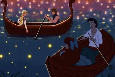 Rapunzel Flynn Ariel Eric jigsaw puzzle