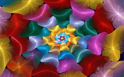 Colored jigsaw puzzle