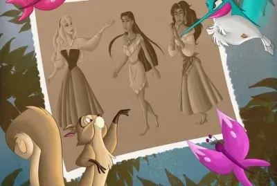 Aurora Pocahontas Esmeralda jigsaw puzzle