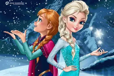 Anna Elsa jigsaw puzzle