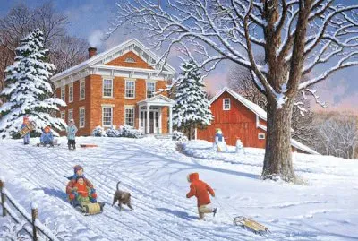 Snow Party jigsaw puzzle