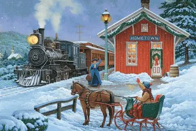 Home for Christmas jigsaw puzzle