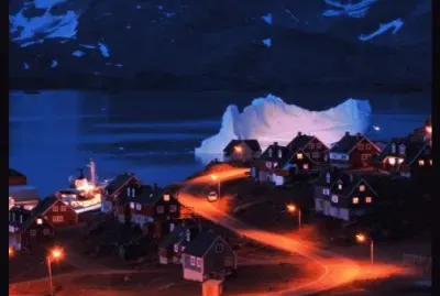 midnight in Greenland jigsaw puzzle